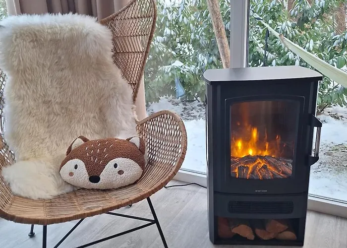 Prázdninový dům Lodge Loua - Luxe Boshuisje Met Verwarmd Buitenbad